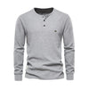 Chemise Heren à manches longues et col rond