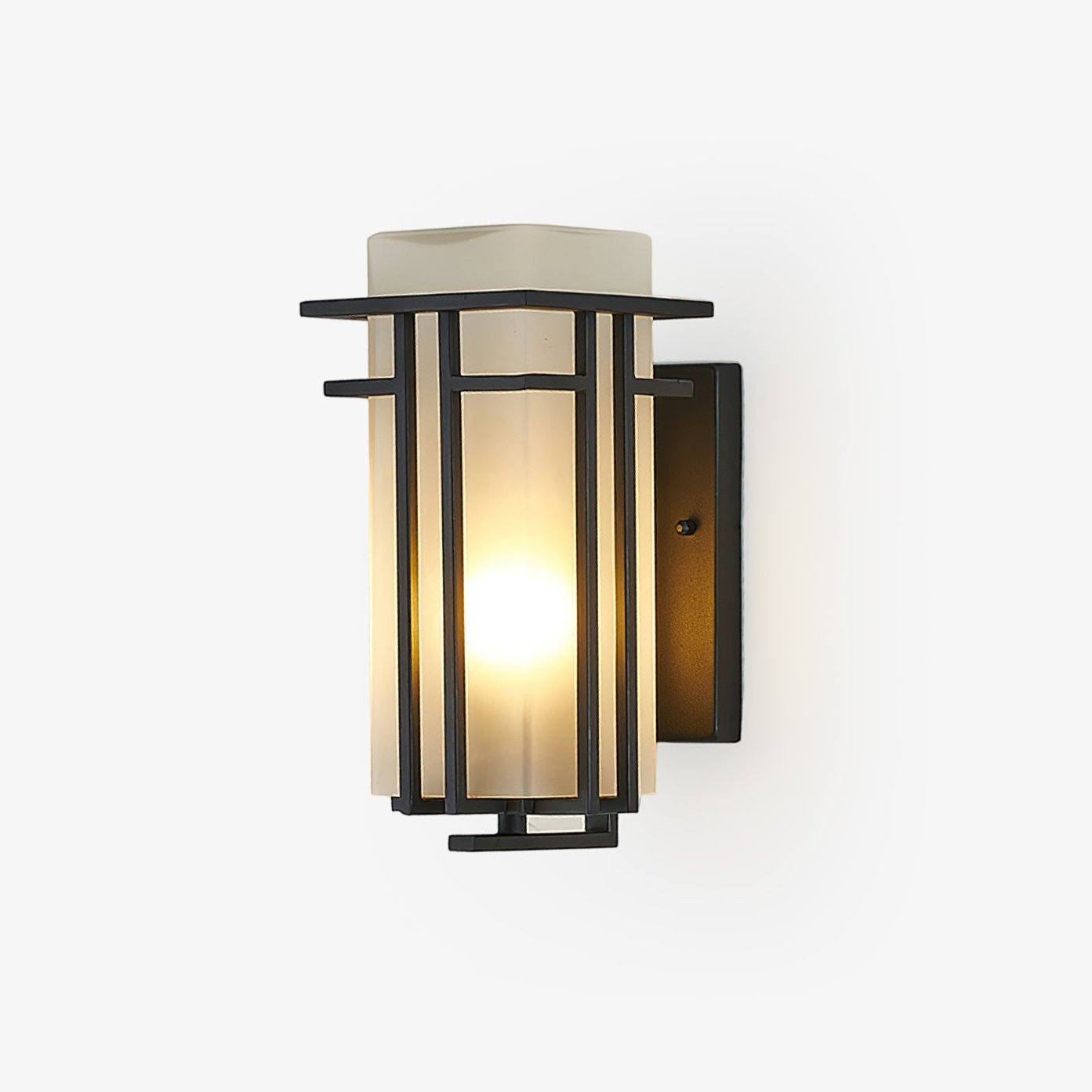 ARVINA Applique Murale Extérieure – Design Rétro en Fer avec Verre – IP65 – Douille E27