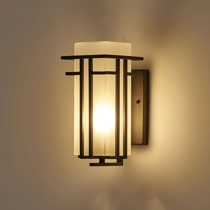 ARVINA Applique Murale Extérieure – Design Rétro en Fer avec Verre – IP65 – Douille E27