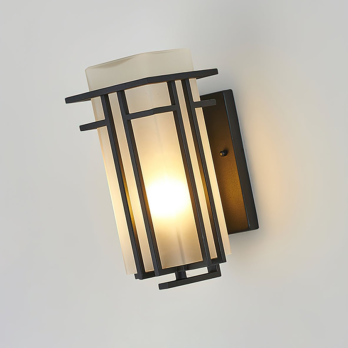 ARVINA Applique Murale Extérieure – Design Rétro en Fer avec Verre – IP65 – Douille E27