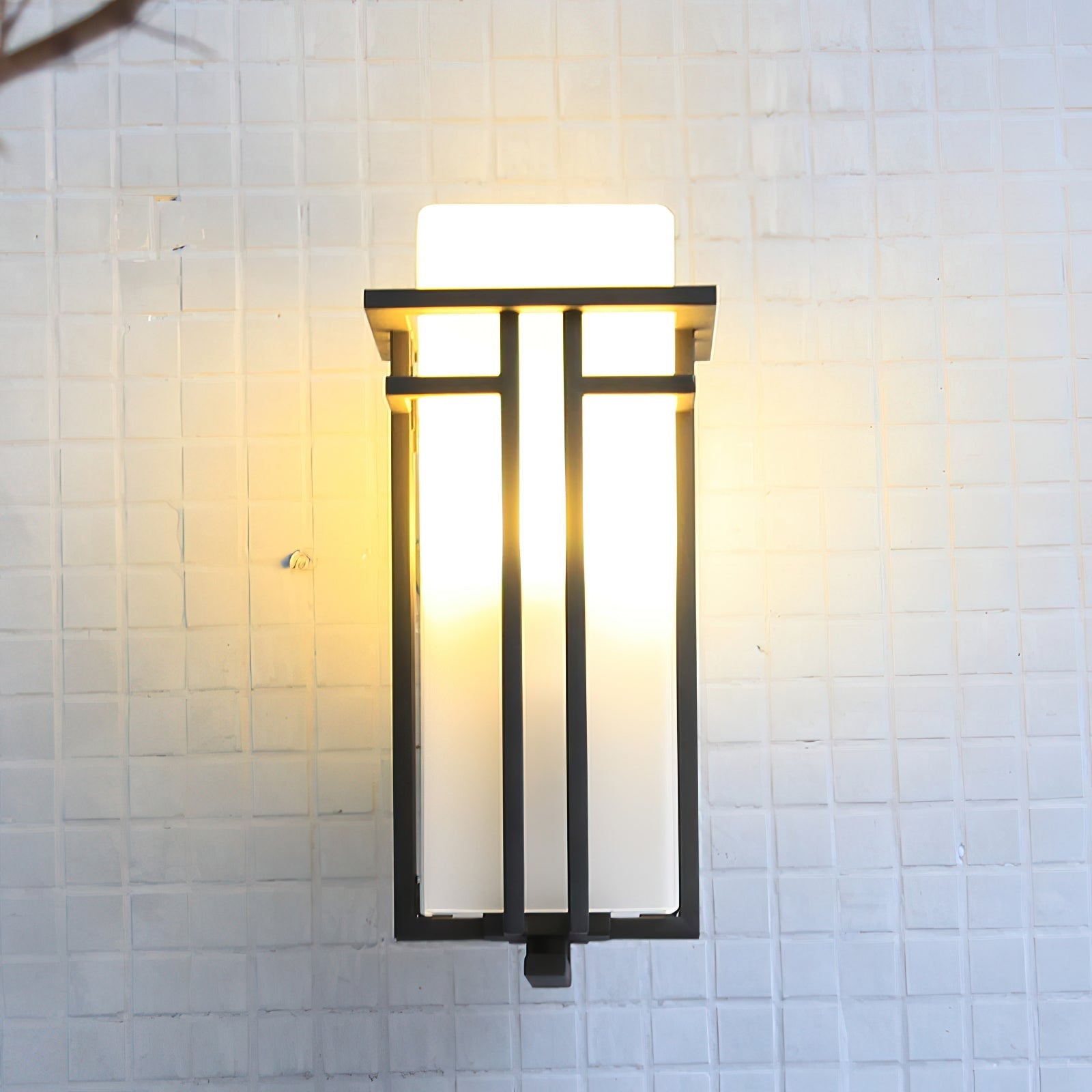 ARVINA Applique Murale Extérieure – Design Rétro en Fer avec Verre – IP65 – Douille E27