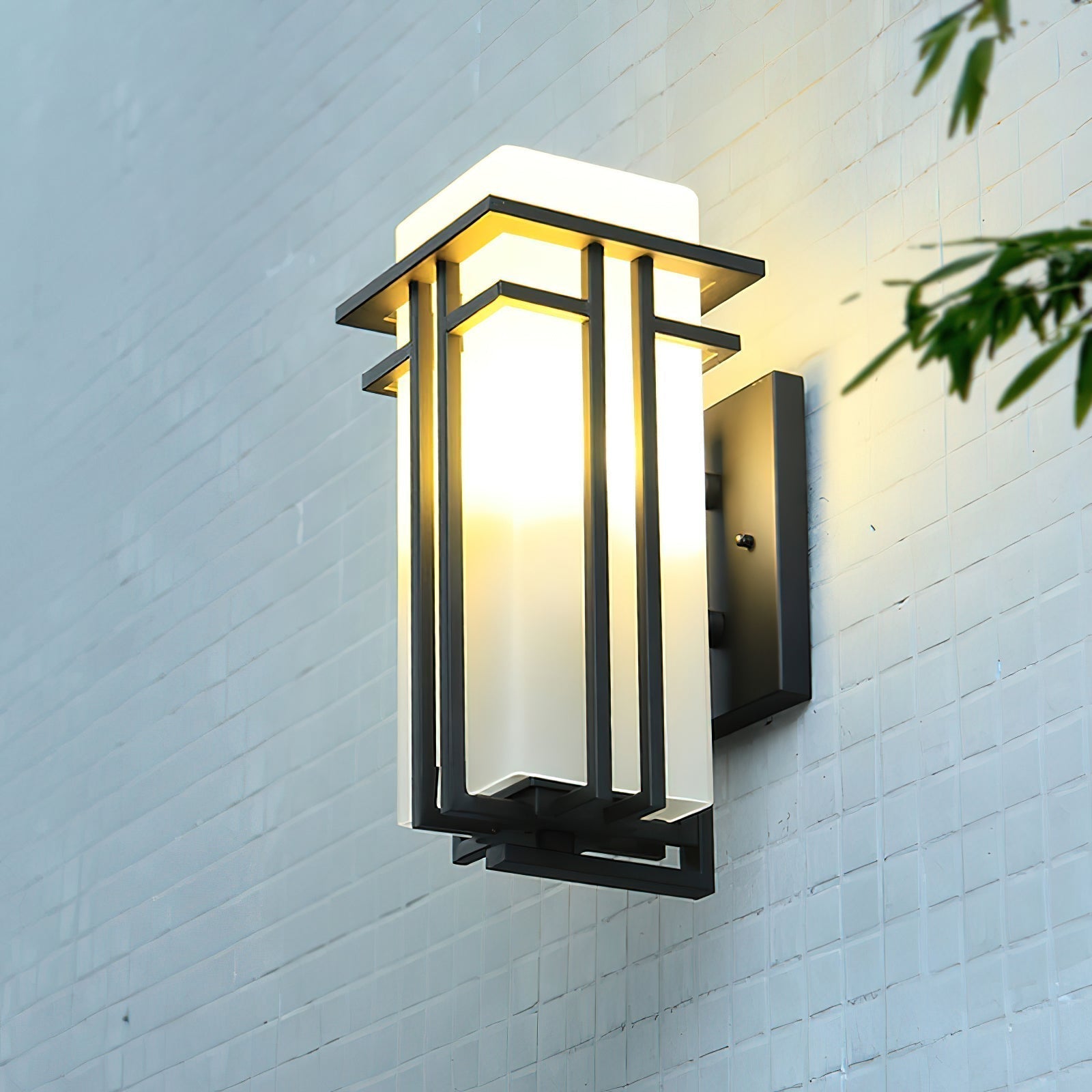 ARVINA Applique Murale Extérieure – Design Rétro en Fer avec Verre – IP65 – Douille E27