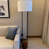Solaro Lampe sur Pied Noire – Lampe Moderne avec Fonction Dimmable et Lumière LED Chaude