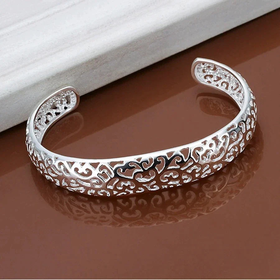 Bracelet en argent filigrané