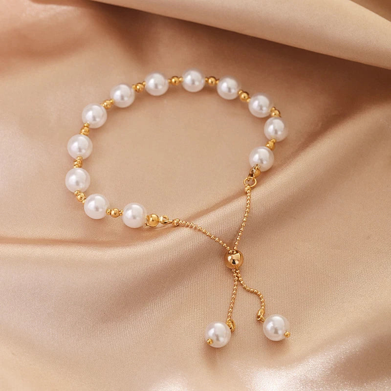 Bracelet en perles ajustable