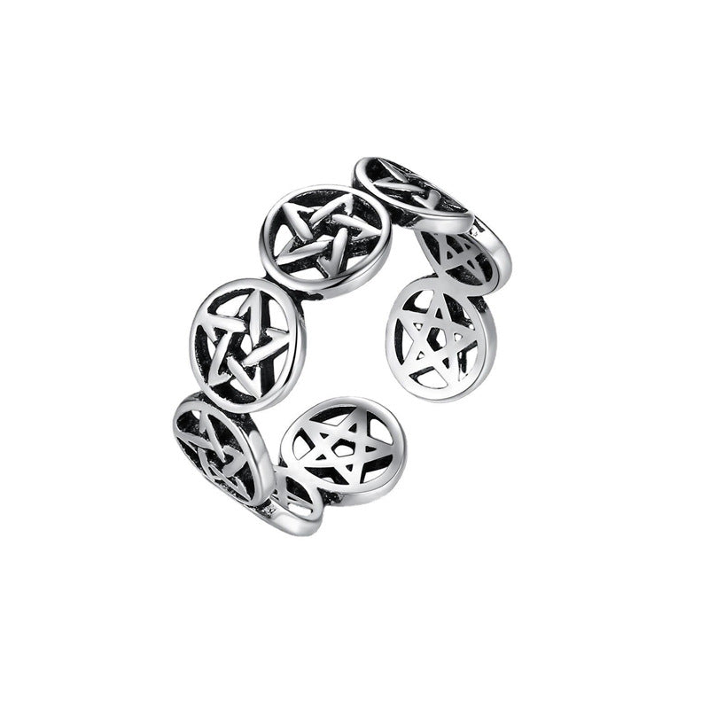 Bague Pentagramme Tibétaine