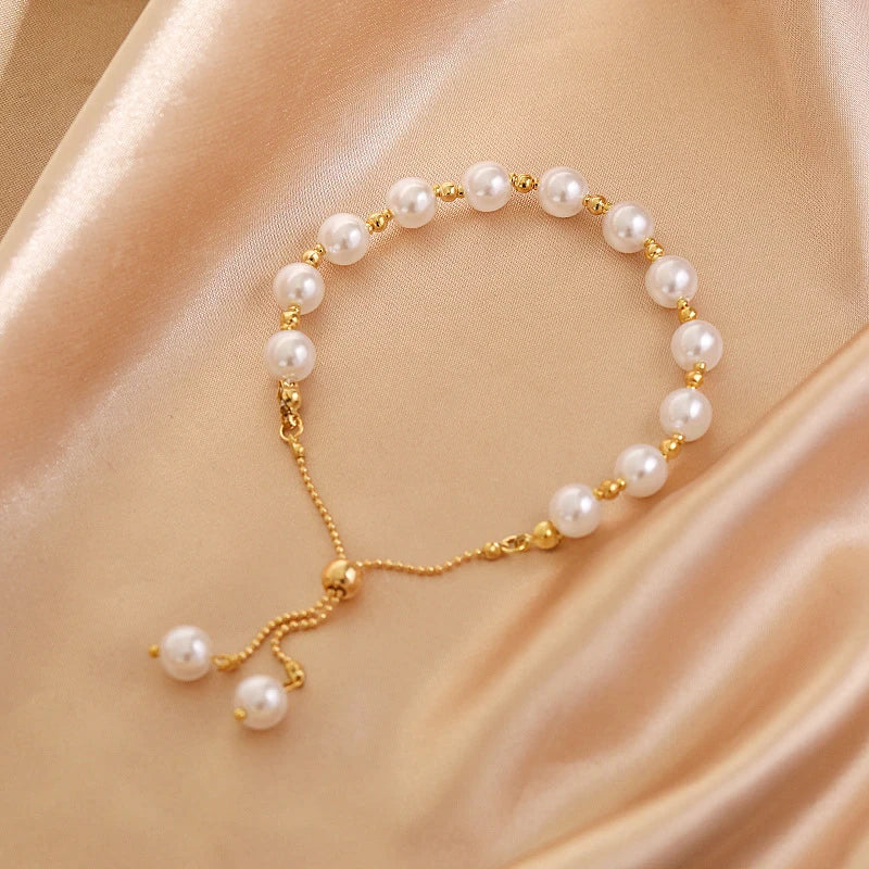 Bracelet en perles ajustable