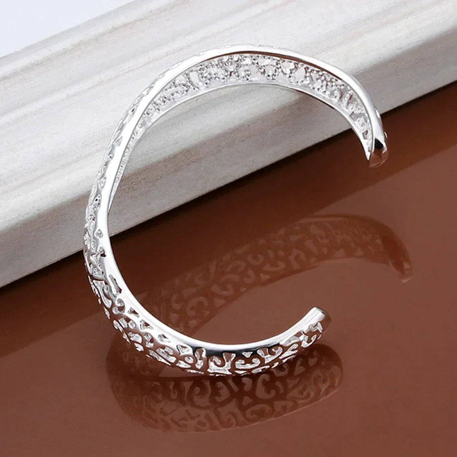 Bracelet en argent filigrané
