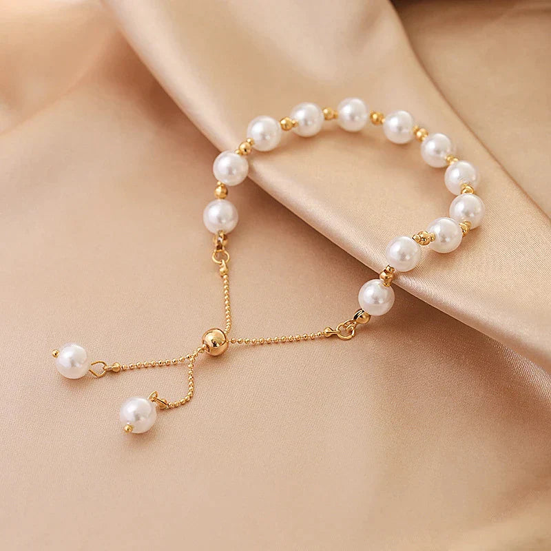 Bracelet en perles ajustable
