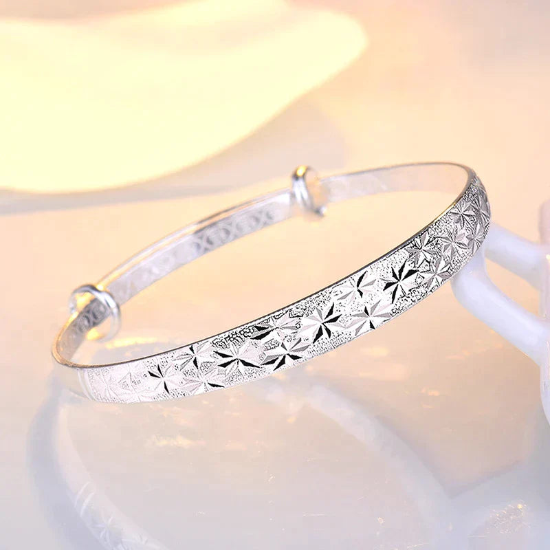 Bracelet en argent en forme d'étoile magnifique
