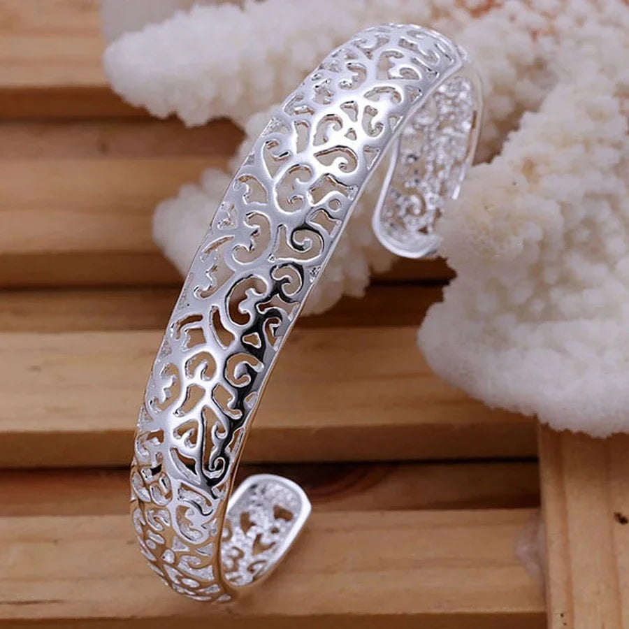 Bracelet en argent filigrané