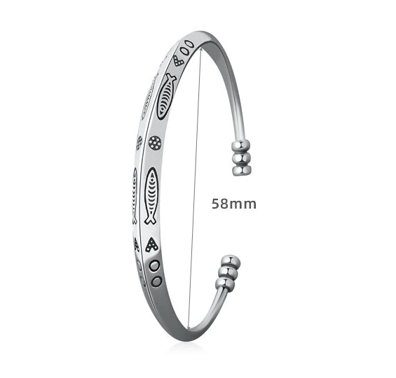 Bracelet en poisson Koi prospère