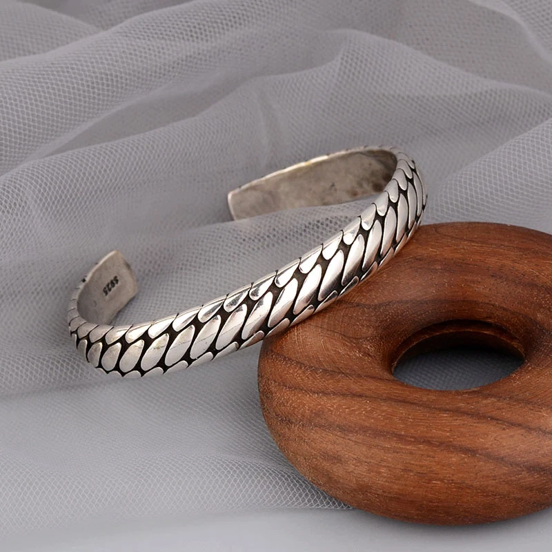 Bracelet en argent urbain unique