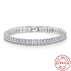 Bracelet élégant en argent 925 avec des cristaux