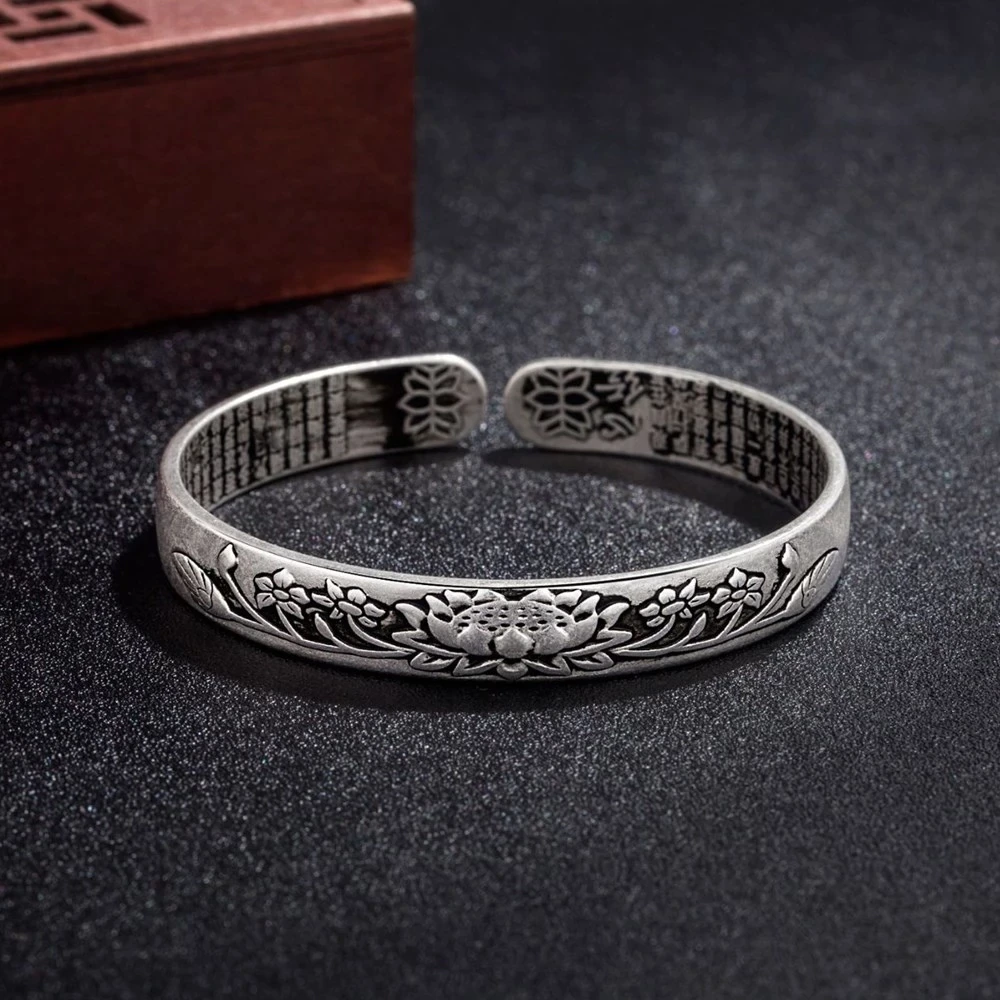Bracelet Lotus en Argent Sérénité