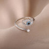 Bague à yeux de diable ajustable