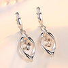 Boucles d'oreilles rétro en argent 925