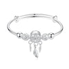 Bracelet attrape-rêves en argent