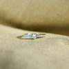 Bague en argent avec émail – Je choisis la paix