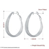 Boucles d'oreilles Europa en argent fin