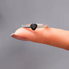 Bague en argent avec émail – Je choisis la paix