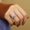 Bague Zirkonium Zappel