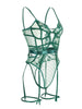 Body en Dentelle Verte avec Armatures