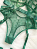 Body en Dentelle Verte avec Armatures