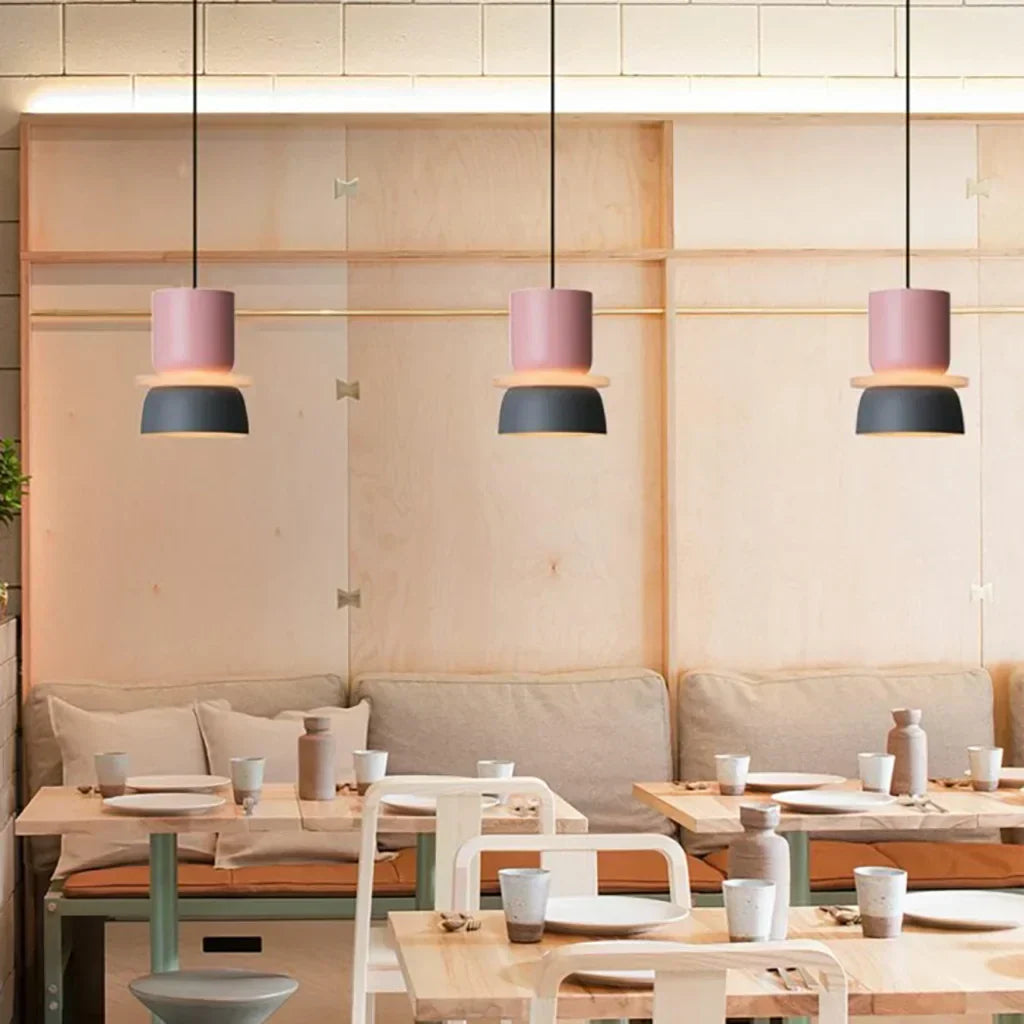 Suspension en Bloc de Couleurs Nordic - Lampe Suspendue Moderne pour Cuisine et Salle à Manger