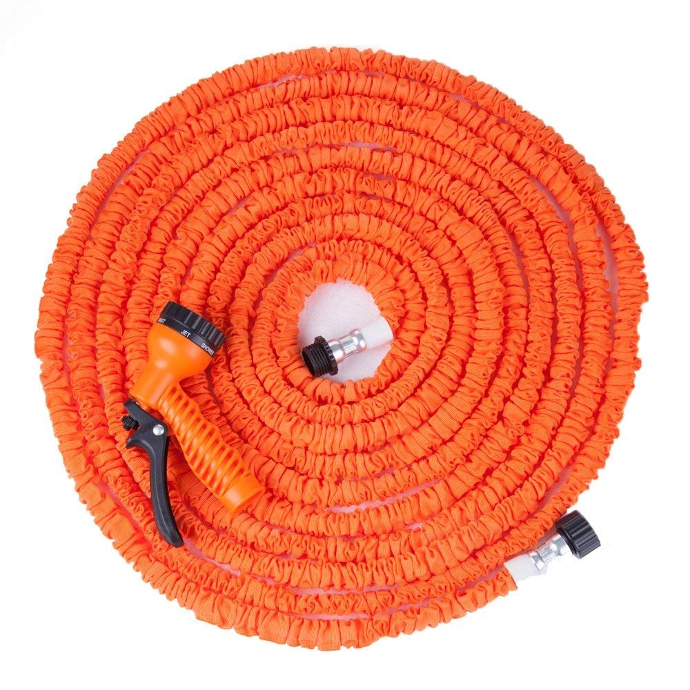 Tuyau de jardin rétractable avec buse de pulvérisation – FlexaFlow
