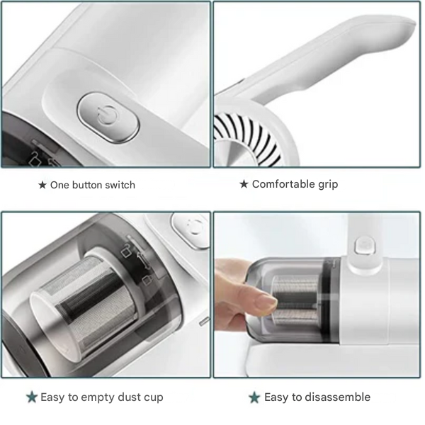 Aspirateur Portable Anti-Acarien - Dustora