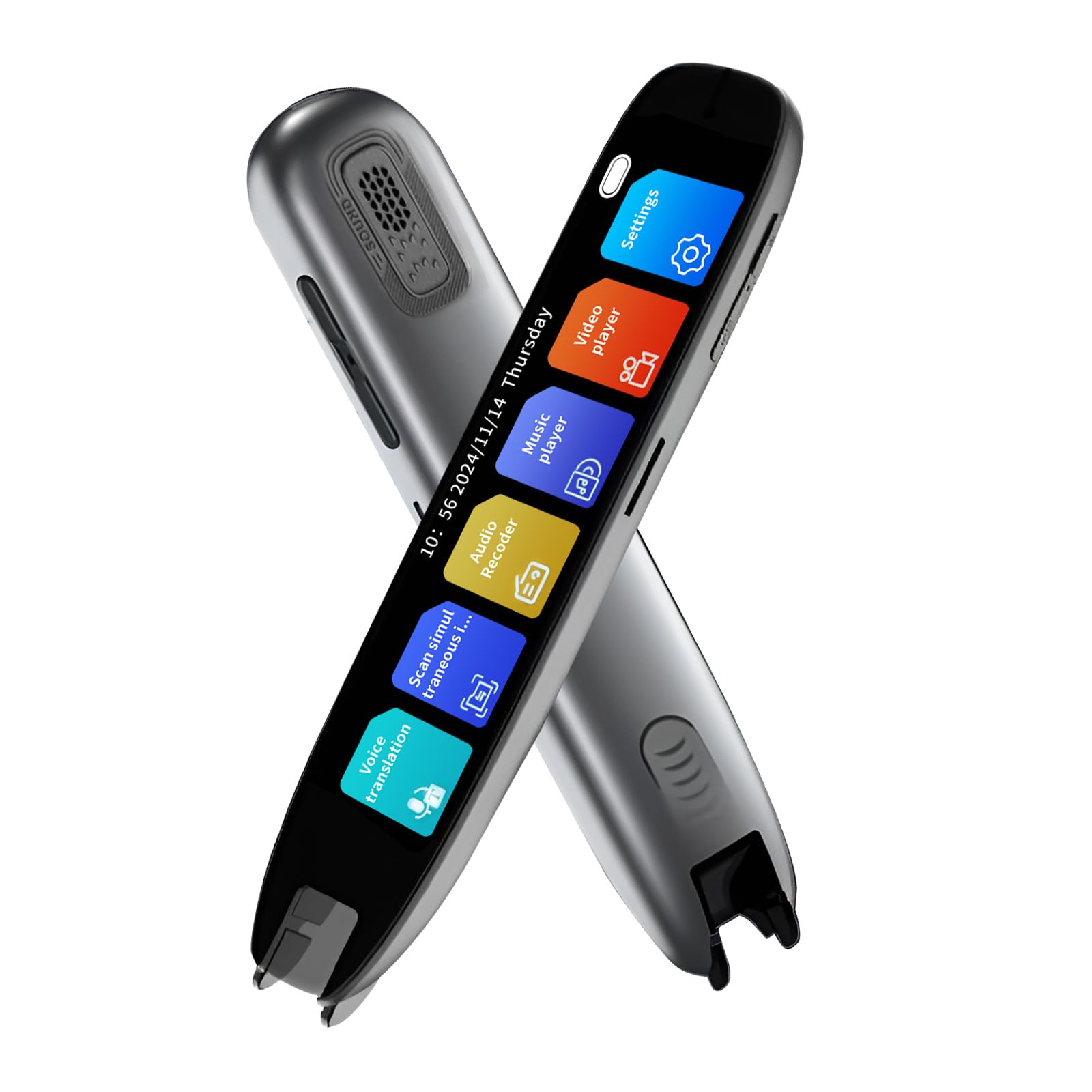 Stylo de Traduction Intelligent – Scanner de Texte en Temps Réel & Traducteur Vocal de 142 Langues avec Enregistrement