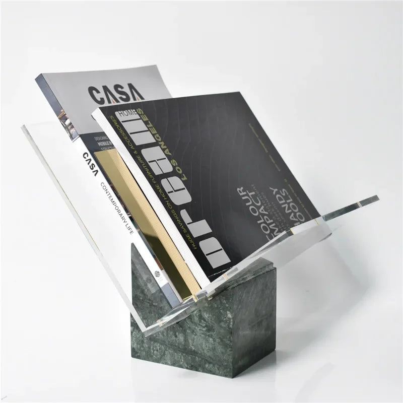 Support de livres en marbre