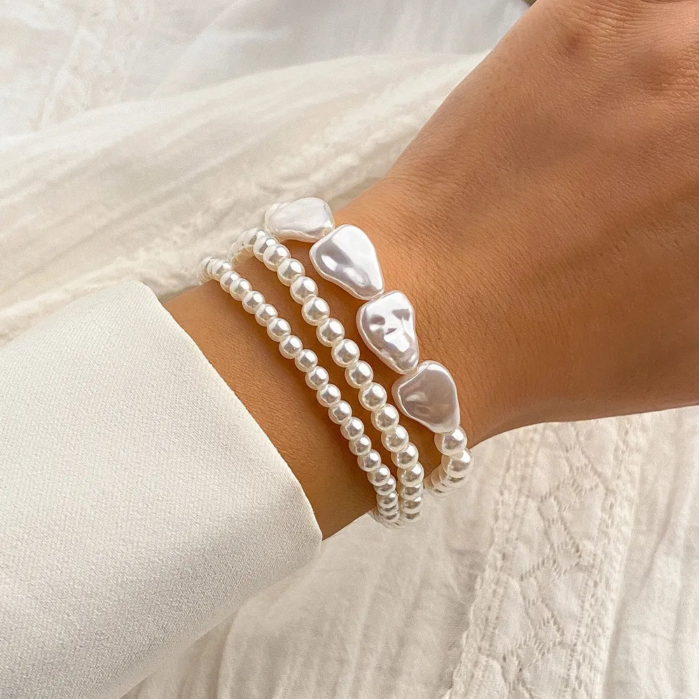 Bracelet en couches Élégance de Perles