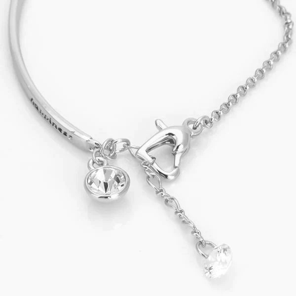 Bracelet en argent de bonheur