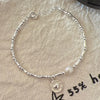 Bracelet en perles de bambou en argent sterling