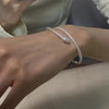 Bracelet en argent serpent ajustable