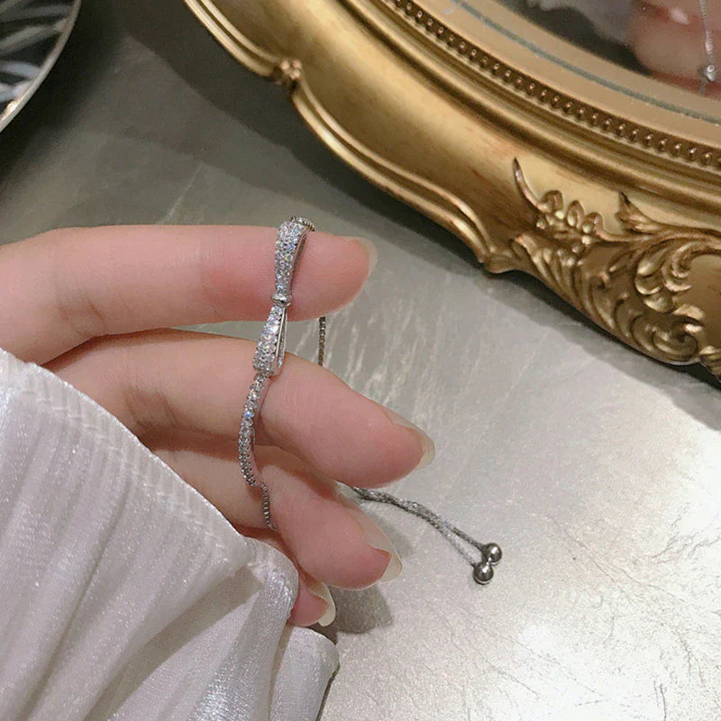 Bracelet de tennis avec zirconia en argent