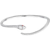Bracelet en argent serpent ajustable