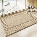 Tapis de Bain à Rayures Minimalistes