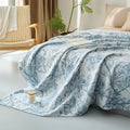 Couverture Florale en Coton Mirel Toutes Saisons