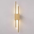Applique Murale LED Cylindre en Laiton Minimaliste Moderne 2 Lumières