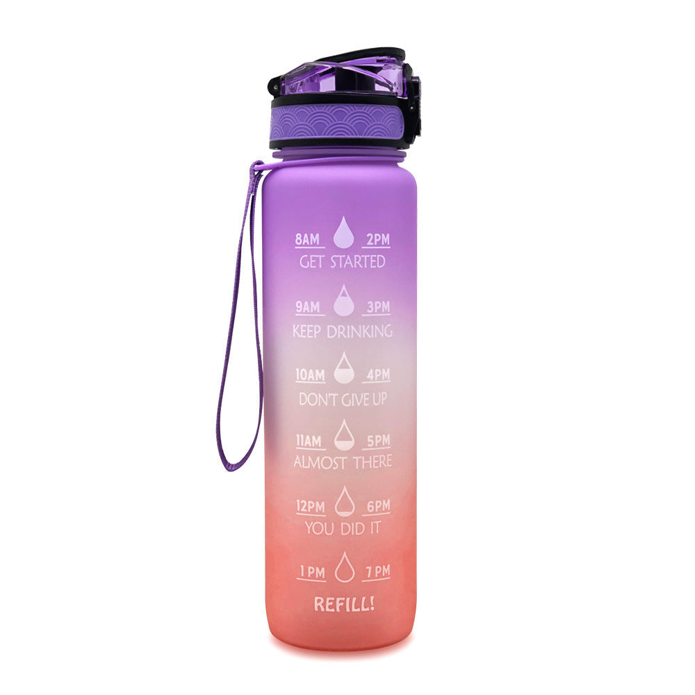 Bouteille d'eau avec repères de temps – HydraHero