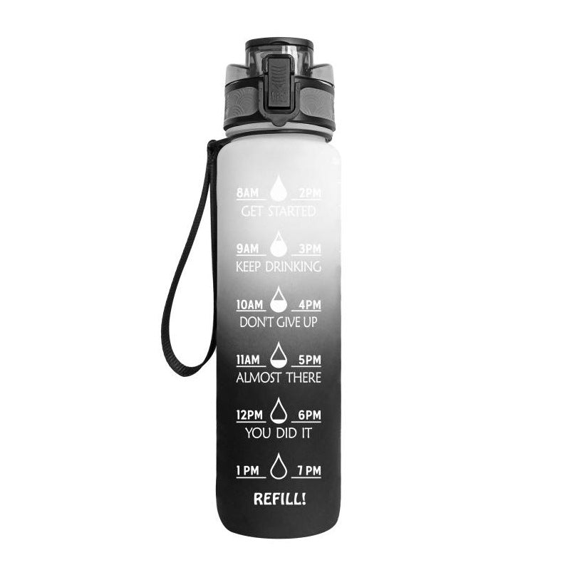 Bouteille d'eau avec repères de temps – HydraHero