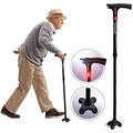 Canne de Marche Léger StrideFlex Avec LED et Design Pliable