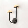 Applique Murale Champignon en Albâtre – Design en Pierre Naturelle Élégant avec Éclat LED Chaleureux