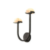 Applique Murale Champignon en Albâtre – Design en Pierre Naturelle Élégant avec Éclat LED Chaleureux