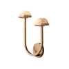 Applique Murale Champignon en Albâtre – Design en Pierre Naturelle Élégant avec Éclat LED Chaleureux