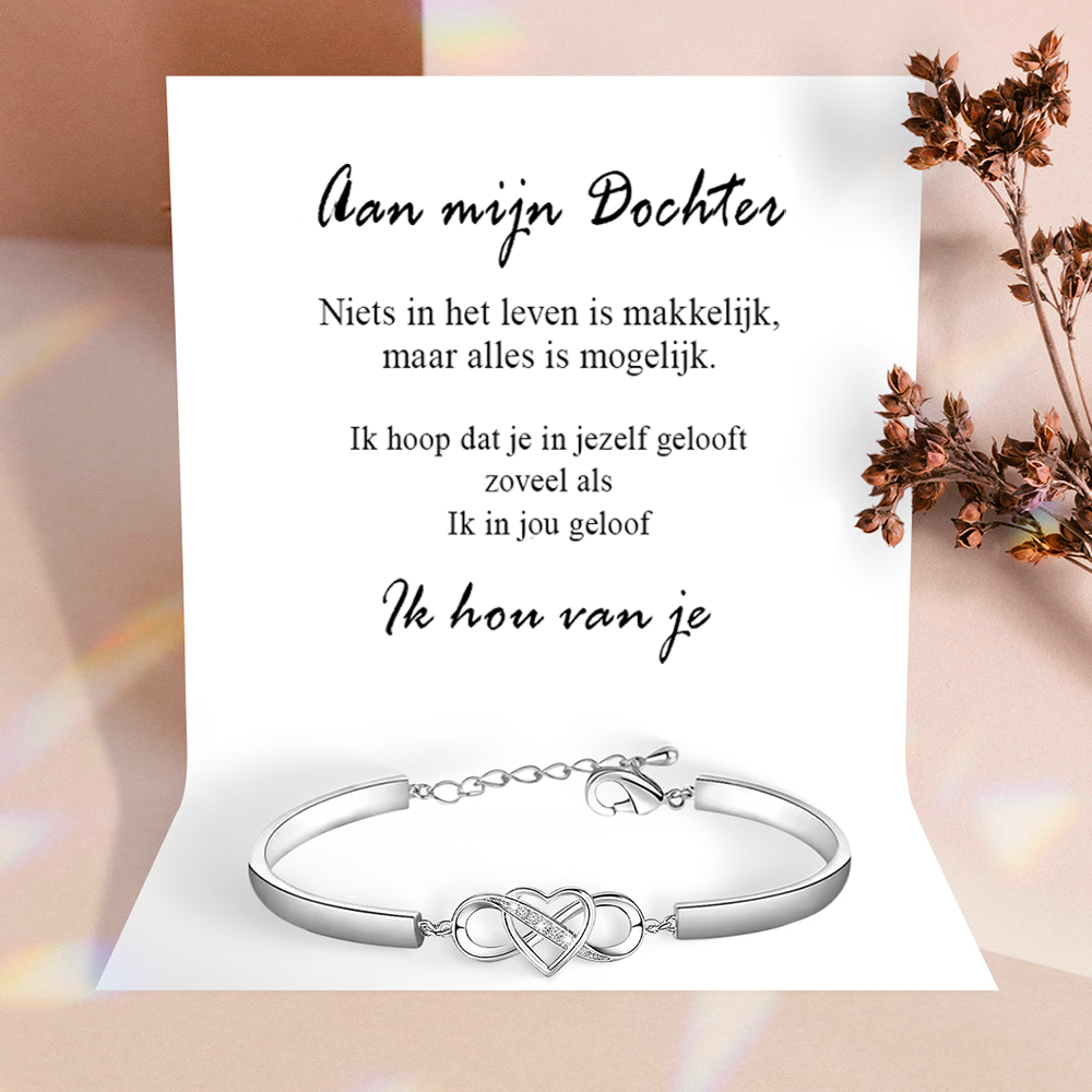 DaughterTouch | A ma fille - Bracelet infini