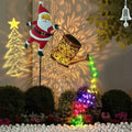 HOLLYPOUR – Lanterne de Noël Santa Arrosoir Solaire pour une décoration de véranda chaleureuse